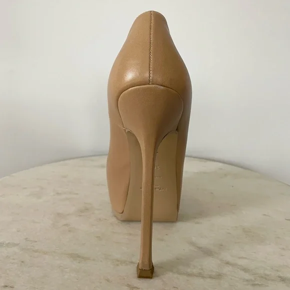 YSL Tribtoo 105 Pump, Nude, Size 36.5 *AUTHENTIC* - Picture 7 of 14